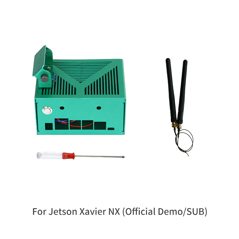 Jetson Nano 2GB/4GB/Xavier NX 보드용 NVIDIA JETSON 알루미늄 합금 케이스 구성 JETSON XAVIER NX 알루미늄 합금 케이스 - 표준